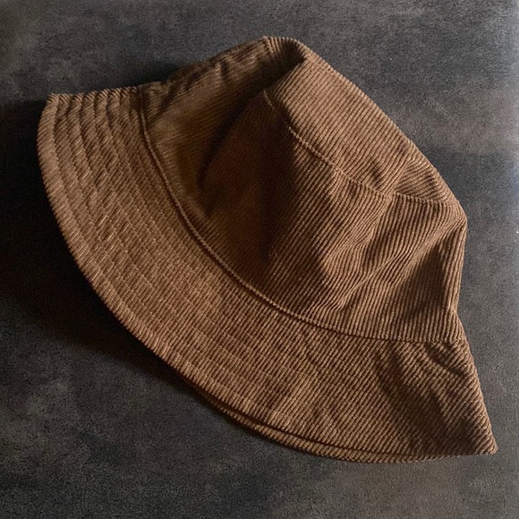 Hobby Lobby Accessories Bucket Hat Brown Corduroy One Size Nwot